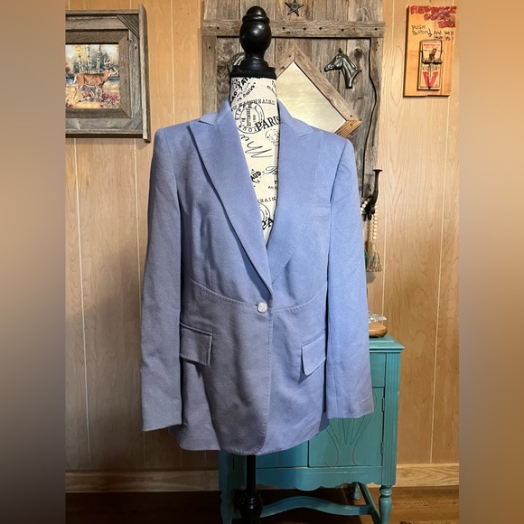 Vintage Carlisle Blazer Angora Wool Cashmere Blend - Picture 4 of 9